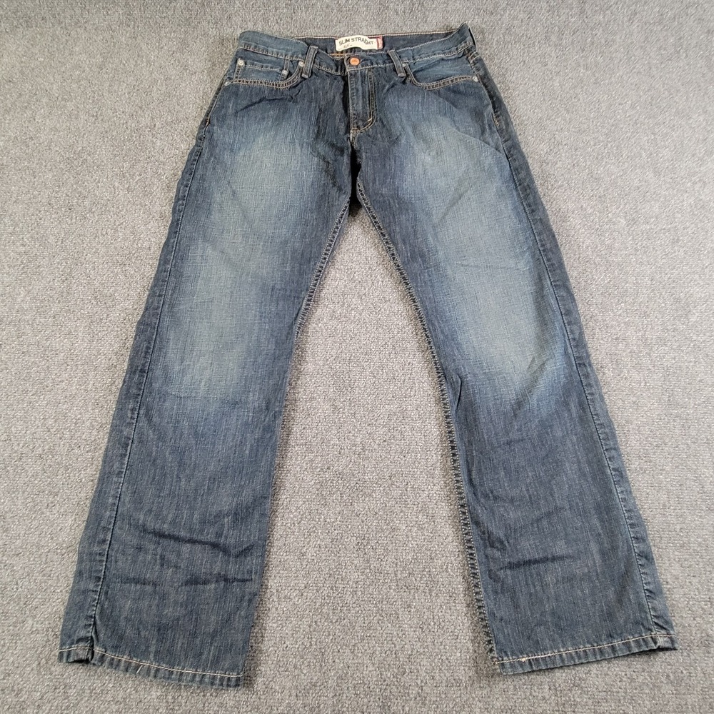 Levis 514 Jeans Men's (34x30‎ Label) Straight Leg Slim Rodeo Cowboy